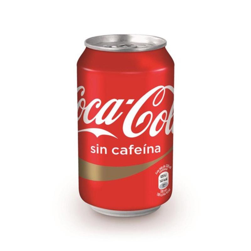 COCA-COLA LATA S/CAFEINA 33 CL