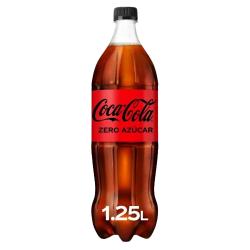 COCA-COLA PET 1.25 LITRO ZERO/AZUCAR UNIDAD