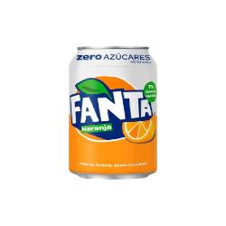 FANTA ZERO NARANJA LATA 33 CL