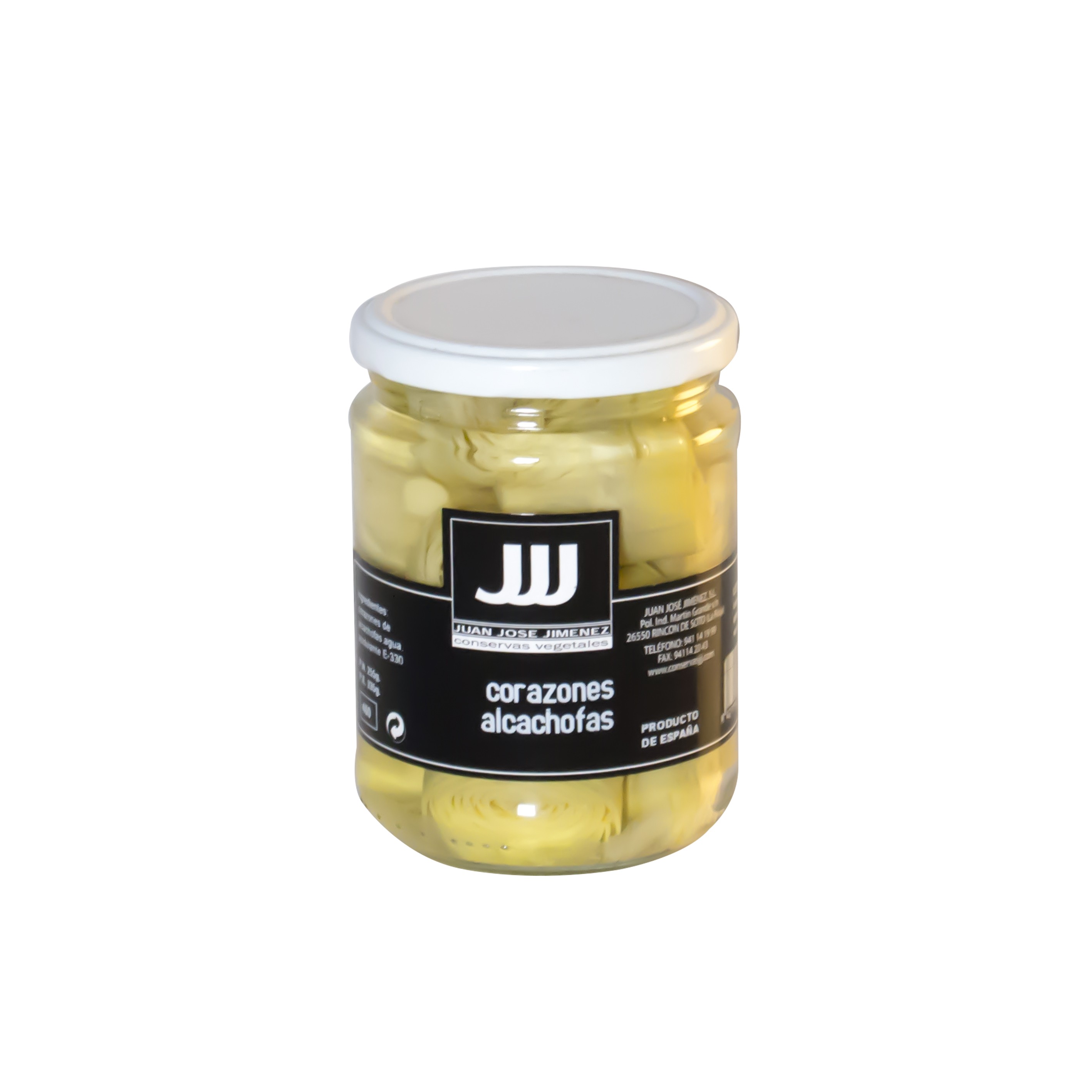 ALCACHOFA CORAZON 12/14  J.J.J.  LATA 390 GR