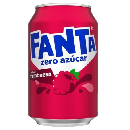 FANTA ZERO FRAMBUESA LATA-33.CL.