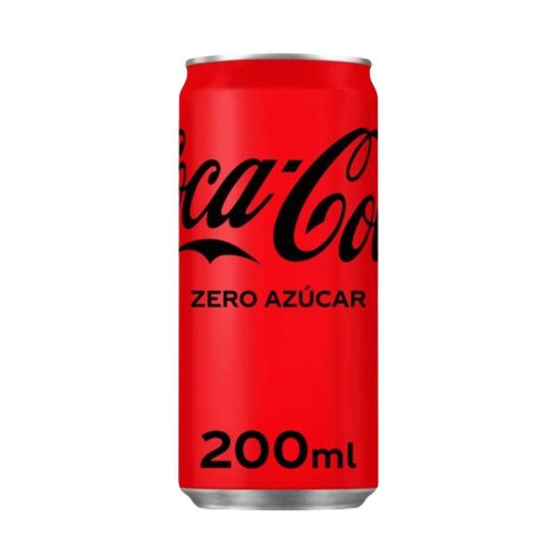 COCA-COLA LATA-200.ML ZERO X UD.