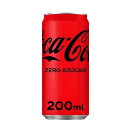 COCA-COLA LATA-200.ML ZERO X UD.