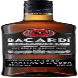 RON BACARDI CARTA NEGRA-37.5º B/70.CL.