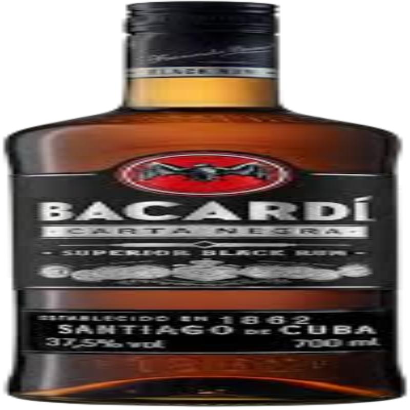 RON BACARDI CARTA NEGRA-37.5º B/70.CL.