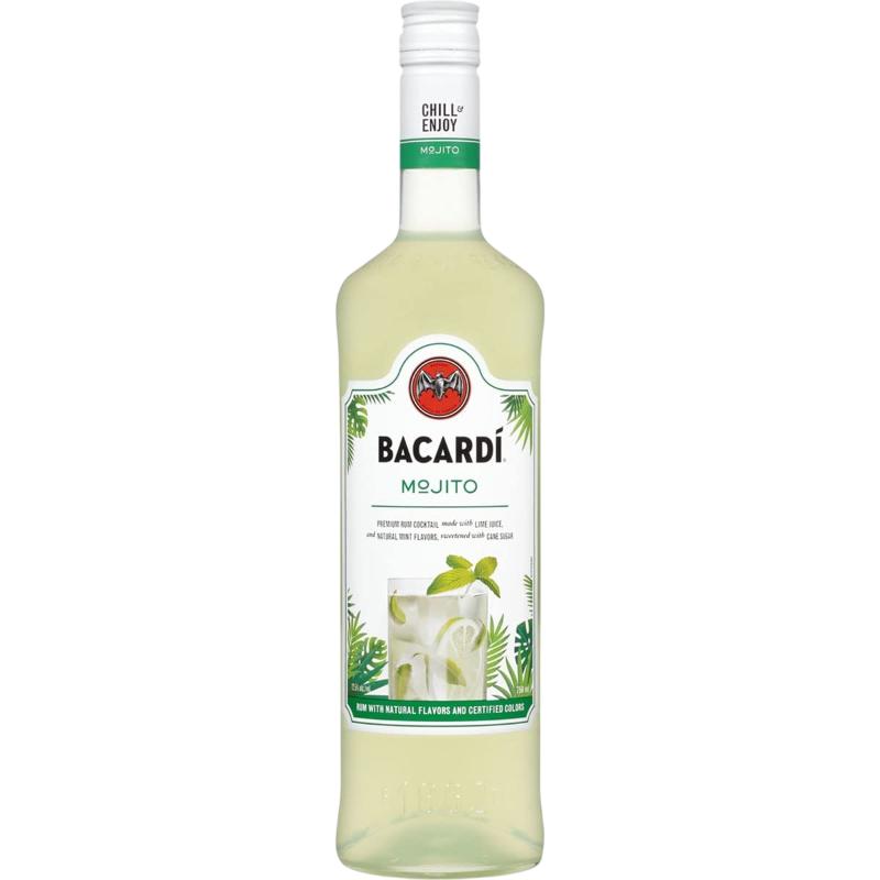 RON BACARDI MOJITO-COCKTAILS-12.5º. B/70 CL