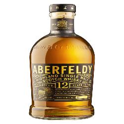 WHISKY ABERFELDY DEWARS 12AÑOS B/70.CL 