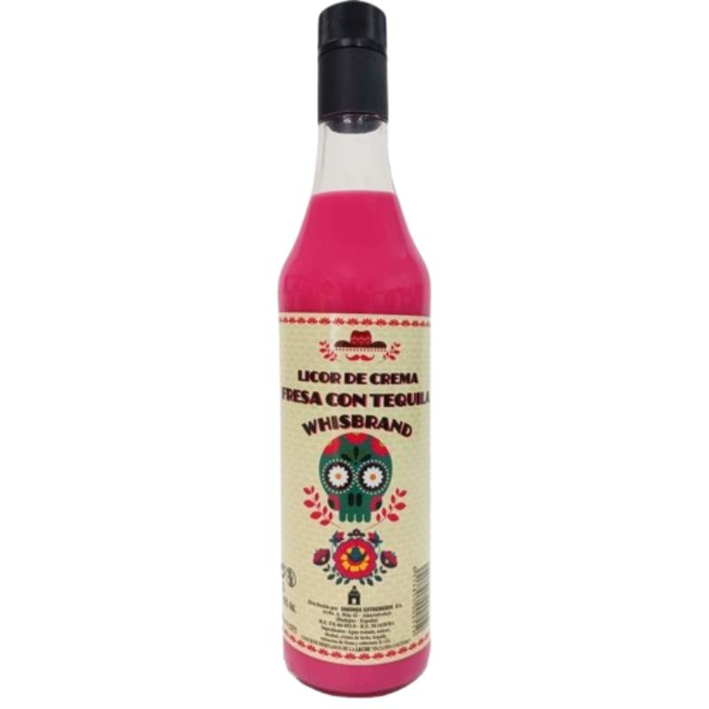 LICOR CREMA TEQUILA FRESA S/EXTREMEÑO 15º  B/70CL.
