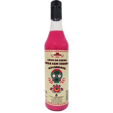 LICOR CREMA TEQUILA FRESA S/EXTREMEÑO 15º  B/70CL.