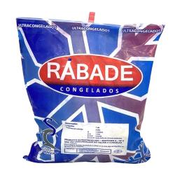 MERLUZA FILETE S/PIEL RABADE 20%GLASEO CONG. B/1KG