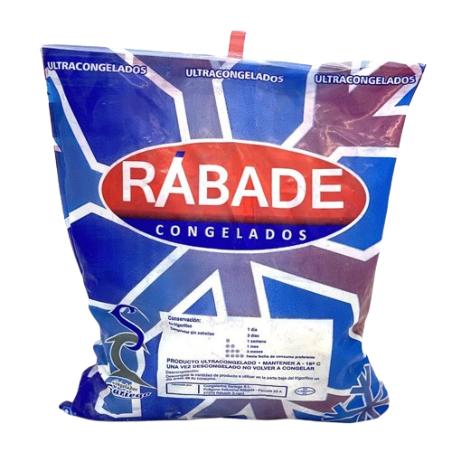 MERLUZA FILETE S/PIEL RABADE 20%GLASEO CONG. B/1KG