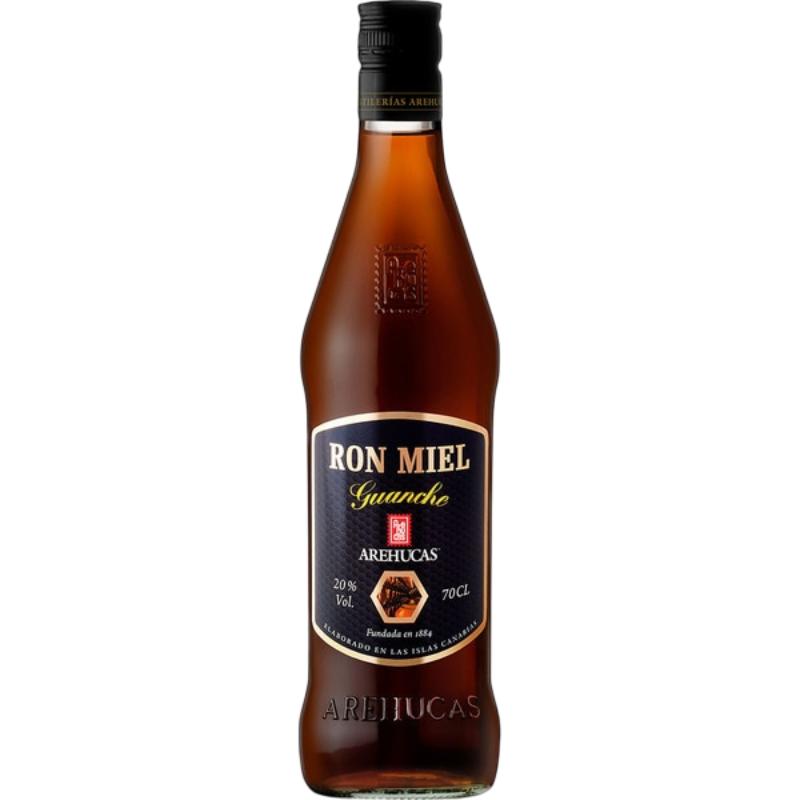 RON MIEL AREHUCAS GUANCHE 20º  BOTELLA 70 CL