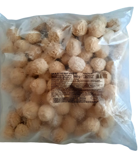 ALBONDIGAS  BALLS CONG.MASTERFRIT CERDO B/2 KG
