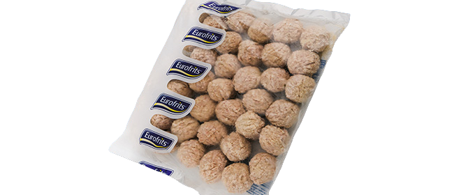 ALBONDIGAS  BALLS CONG.EUROFRIT VACUNO-CER.B/1.KG