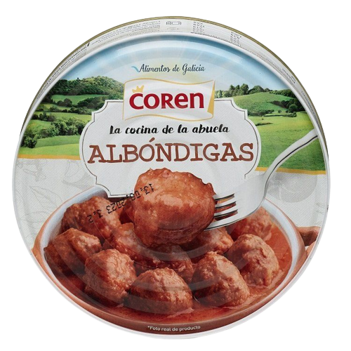 ALBONDIGAS CARNE LOURIÑO/COREN L/530 GR