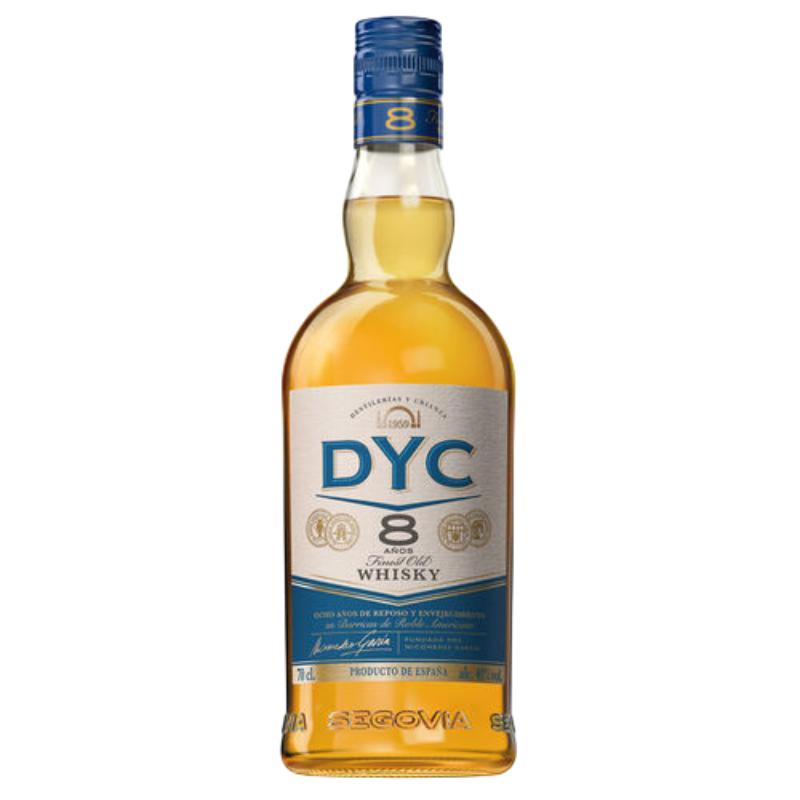 WHISKY DYC 8 AÑOS-40% BOTELLA/ 70 CL
