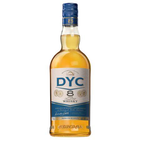 WHISKY DYC 8 AÑOS-40% BOTELLA/ 70 CL
