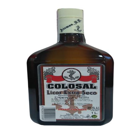 LICOR EXTRA SECO COLOSAL 30º  BOTELLA 1 L
