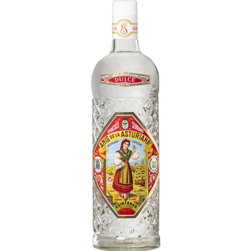 ANIS DE LA HORTELANA DULCE 35º  BOT. 1 LITRO