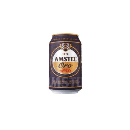CERVEZA AMSTEL ORO-TOSTADA LATA-33.CL