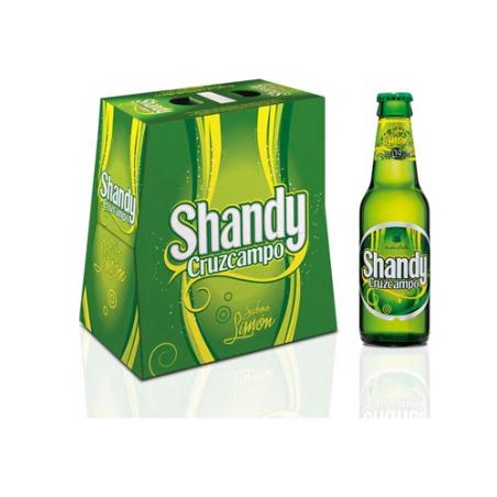 CERVEZA SHANDY LIMON CRUZCP VIDRIO25.CL.P/6.UD.