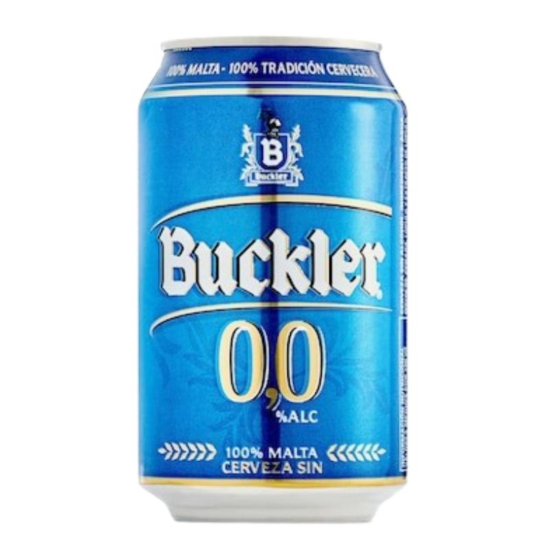 CERVEZA BUCKLER 0%ALCOHOL LATA 33 CL