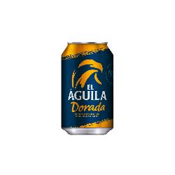 CERVEZA EL AGUILA-DORADA1900-5.5% LATA-33.C.L. 