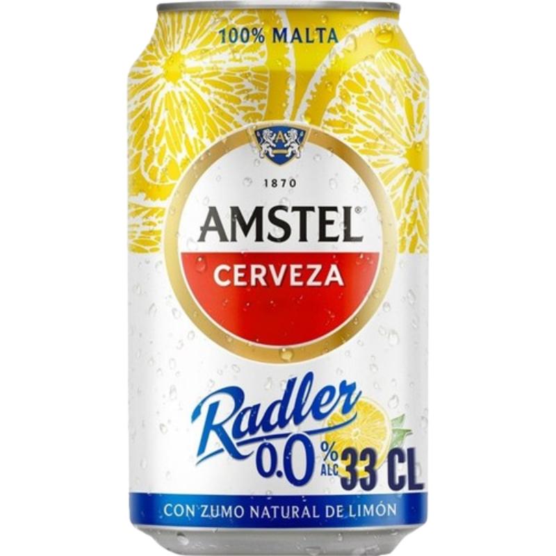 CERVEZA AMSTEL ZUMO/LIMON RADLER 0.0% LATA-33.CL.