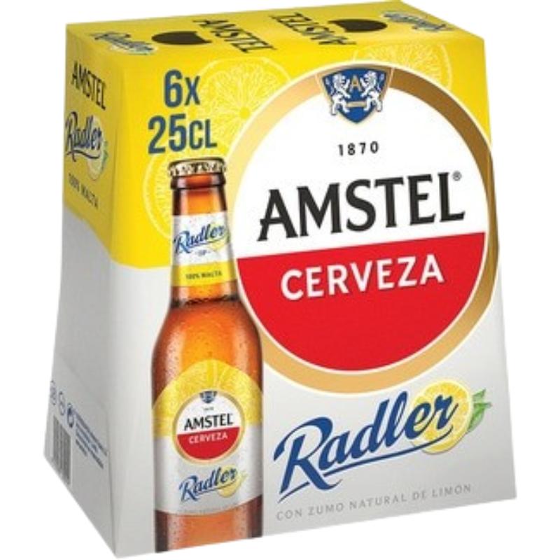 CERVEZA AMSTEL ZUMO LIMON RADLER BOT/25.X6.UD
