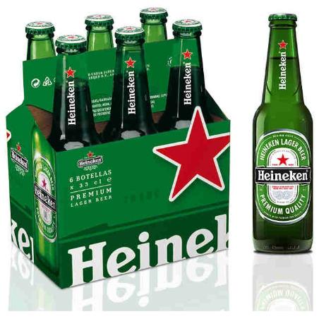 CERVEZA HEINEKEN X  BOTELLA 33.CL.