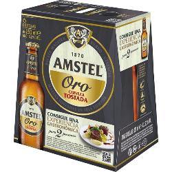 CERVEZA AMSTEL ORO-TOSTADA BOT/25.CL.P/6.UD