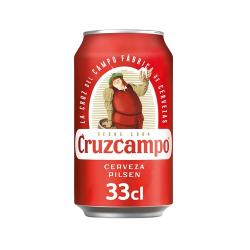 CERVEZA CRUZCAMPO LATA 33 CL