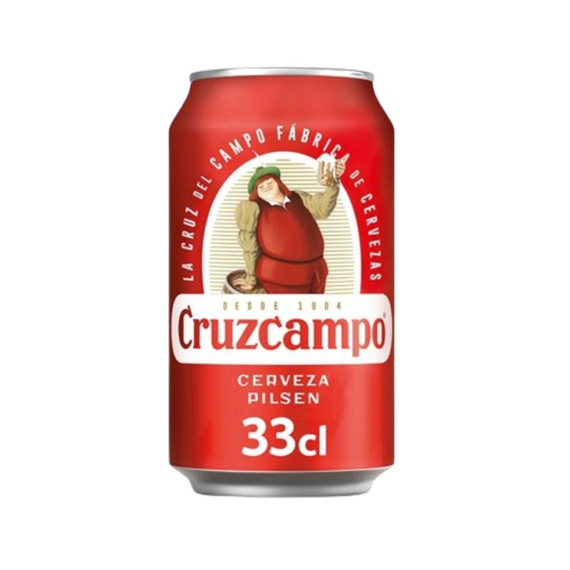 CERVEZA CRUZCAMPO LATA 33 CL