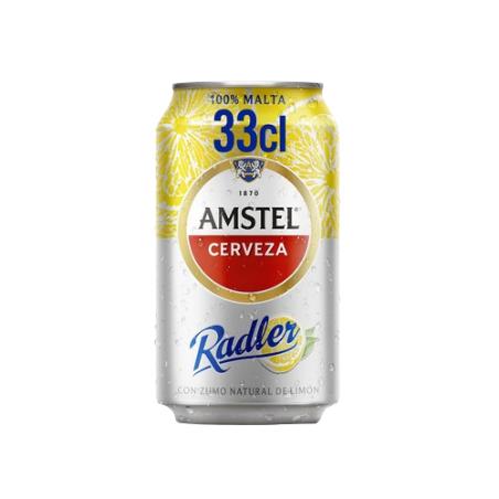 CERVEZA AMSTEL ZUMO LIMON RADLER LATA/33.CL