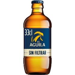 CERVEZA EL AGUILA SIN FILTRAR 5.5% VIDRIO-33.CL.