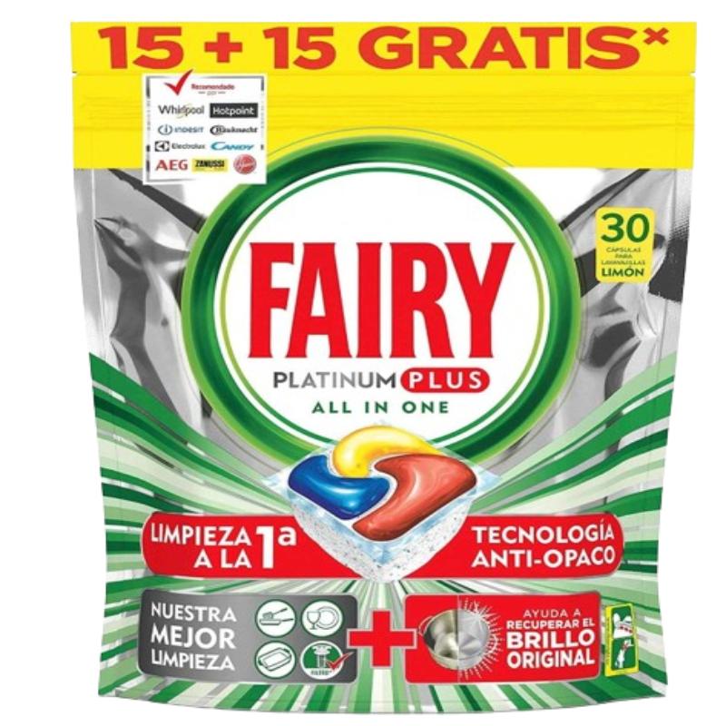 LAVAVAJILLAS FAIRY CAPSULA PLATINUM PLUS B/15+15U