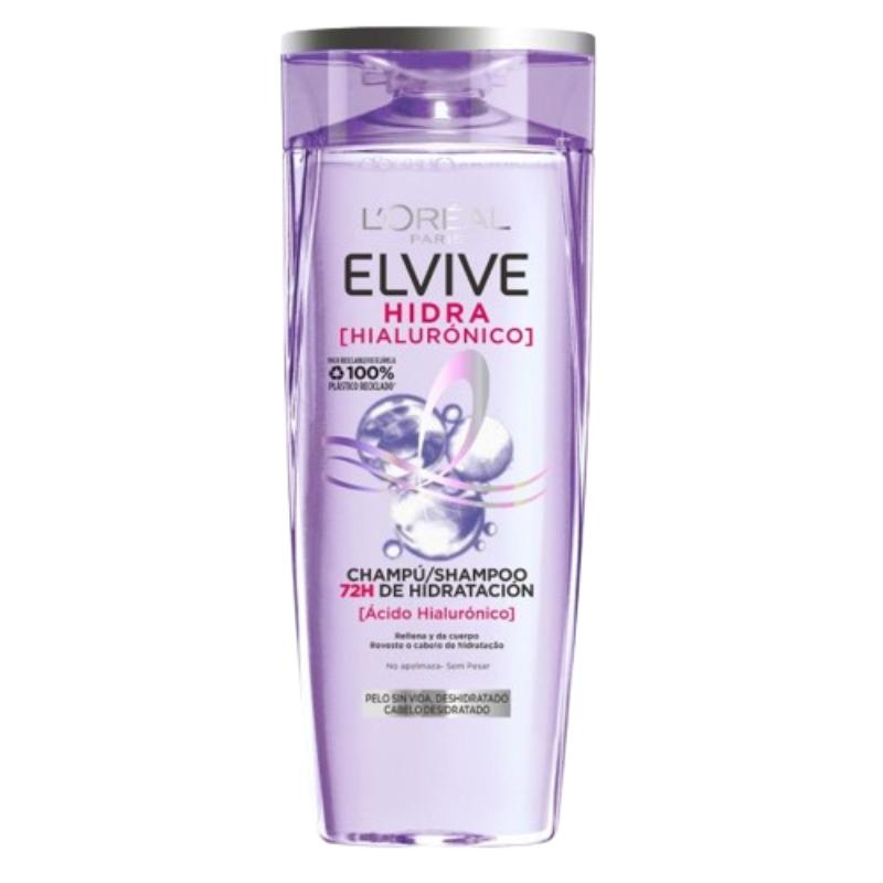 CHAMPU ELVIVE LOREAL HIALURONICO B/370 ML