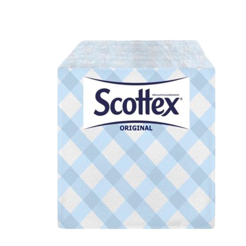 SERVILLETA 30X30 SCOTTEX CUADROS PAQ/64 UD
