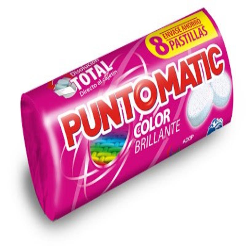 DETERGENTE PUNTOMATIC COLOR TOTAL 4 LAVADOS P/8 UD