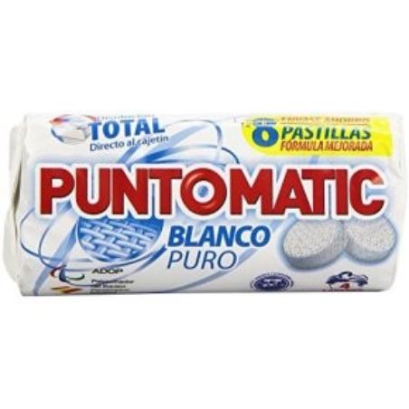 DETERGENTE PUNTOMATIC BLANCURA TOTAL 4 LAV. P/8 UD