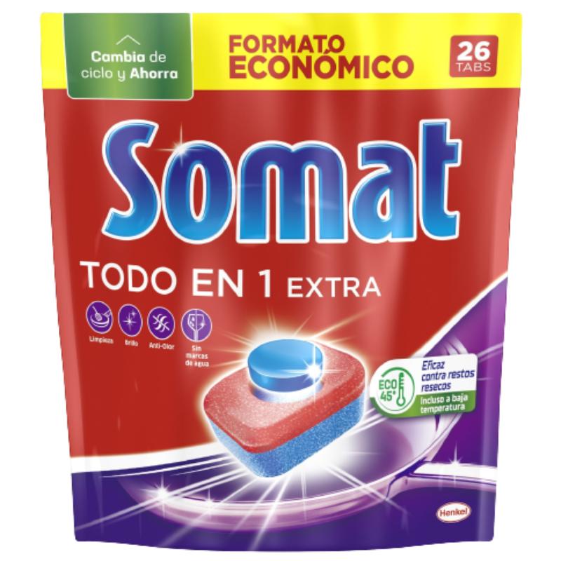 LAVAVAJILLAS SOMAT 5  TODO EN 1 C/26 UD