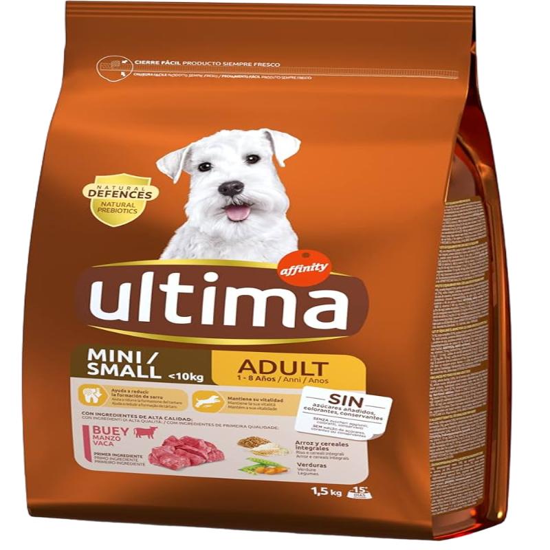COMIDA PERROS ULTIMA MINI ADULTO B/1,5KG