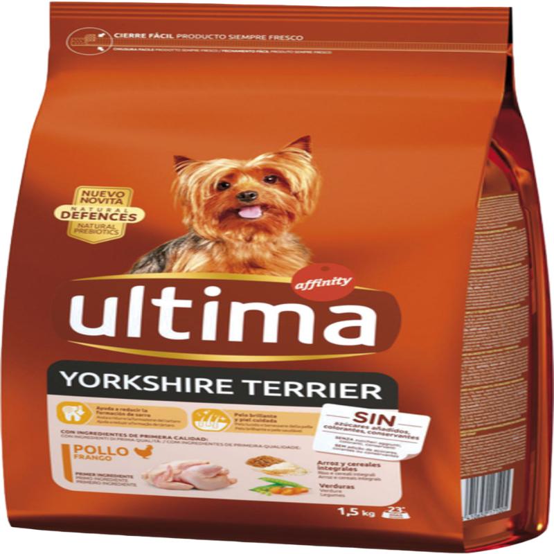 COMIDA PERROS ULTIMA MINI YORKSHIRE SACO 1.5 KG