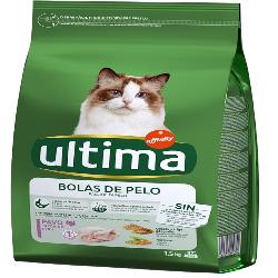 COMIDA GATOS ULTIMA EST. BOLAS DE PELO B/1.5 KG