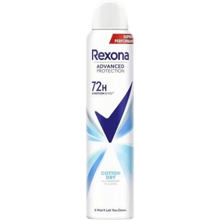 DESODORANTE REXONA COTTON DRY 72H SP/200 ML