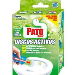 LIMPIADOR WC PATO DISCOS LIMA APARATO+6 DISCOS
