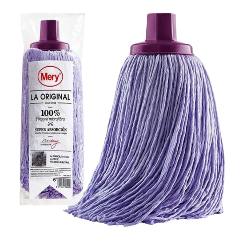 FREGONA MICROFIBRAS HILO MORADA MERY UD