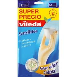 GUANTES VILEDA SENSIBLE T/MEDIANA 8 PACK-2 UD