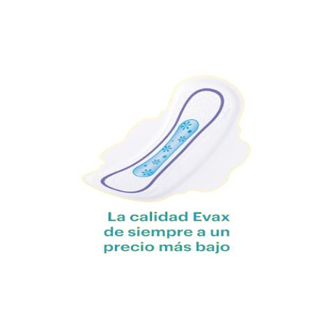 COMPRESA EVAX FINA Y SEGURA NORMAL AMARILLA B/16UD