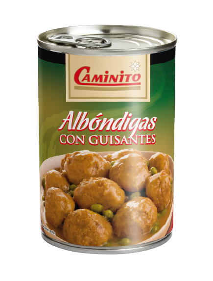 ALBONDIGAS CON GUISANTES CAMINITO/SE-DA L/415 GR